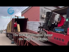 Recinzione in rete BRC piegata/triangolare rivestita in PVC