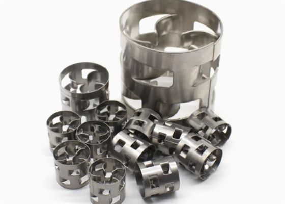 SS304 50mm Metal Pall Ring Packing for Absorption Towers