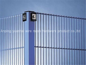 358 Security Fence 2.4x2.1m Galvanized Steel Mesh 76.2x12.7mm