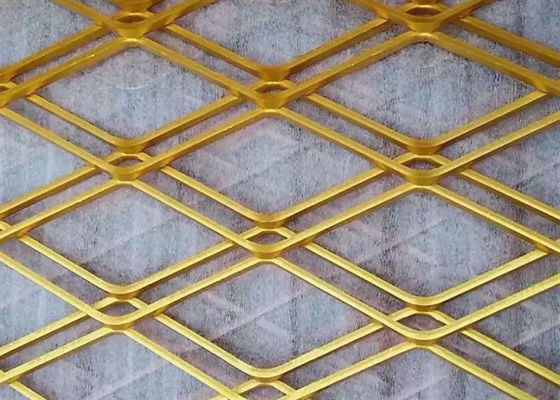 PVC Coated Expanded Metal Wire Mesh Use for Outdoor Protection