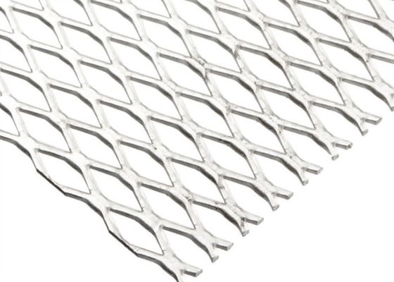 Stainless Steel Expanded Wire Mesh 3.0mm Thick Diamond Hole