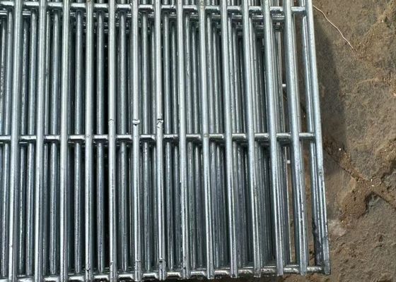 358 Anti Cut Security Fence Panel 2.4m x 3.0m Galvanized Steel Mesh