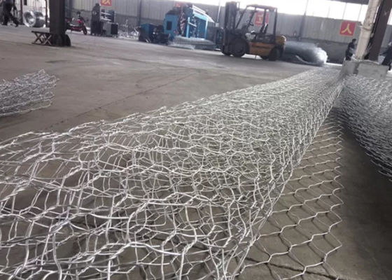 PVC / Hot-dip Galvanized Iron Wire Gabion Wire Mesh For Slope Protection