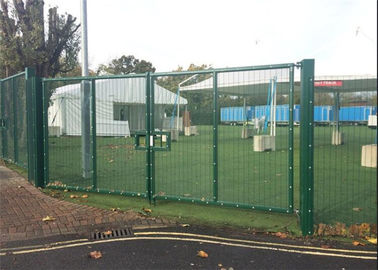 358 Security Fencing 76.2mm x 12.7mm Mesh Galvanized Steel Panel 2.4m x 2.1m