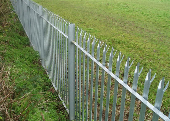 L'euro PVC ha ricoperto il recinto d'acciaio W Pale For Garden della palizzata di 1.8*2.75m