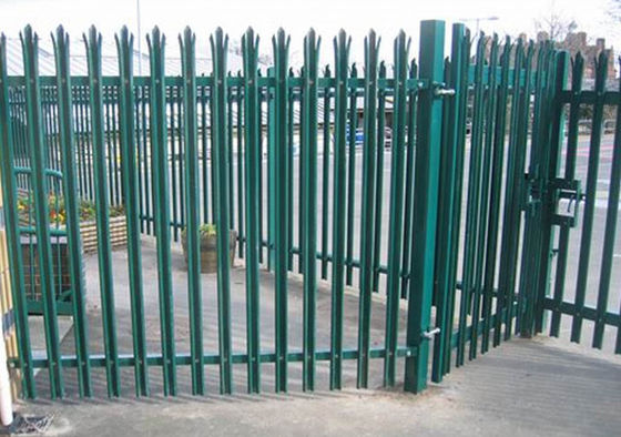 40 mm x 40 mm Acciaio recinzione palisade giardino sicurezza residenziale 2,4 m