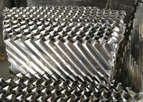 Imballaggio strutturato in metallo di distillazione 700C per un imballaggio strutturato efficiente
