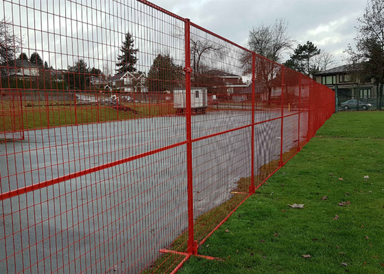 Acciaio galvanizzato Recinzione a maglia temporanea 2.1x2.4m 60x150mm