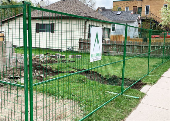 Fence temporanea saldata galvanizzata a caldo per cantiere