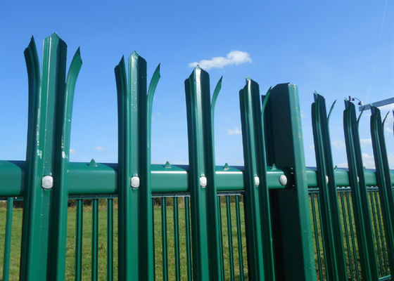 Recinzione di sicurezza di palisade rivestita in PVC W Pale 2.1*2.4m Per residenziale