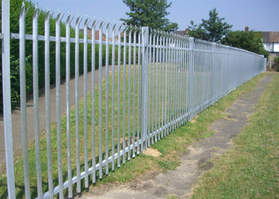 Bar angolare galvanizzato Acciaio recinzione palisata per la sicurezza D pallido