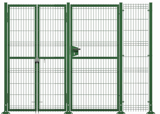Recinzione triangolare a piega 3D per giardini residenziali 1.8*3m 75*200mm