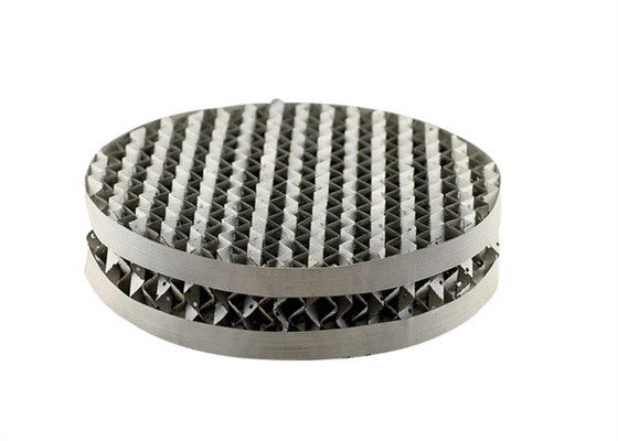 SS 316l Imballaggio a struttura metallica ondulata per assorbimento / scrubbing