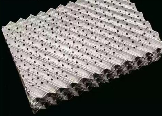 Imballaggio strutturato ondulato 99,95% min Rame per apparecchiature chimiche