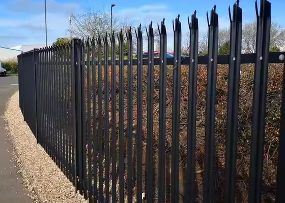 Barricata in acciaio ornamentale con rivestimento in polvere in stile europeo per giardino