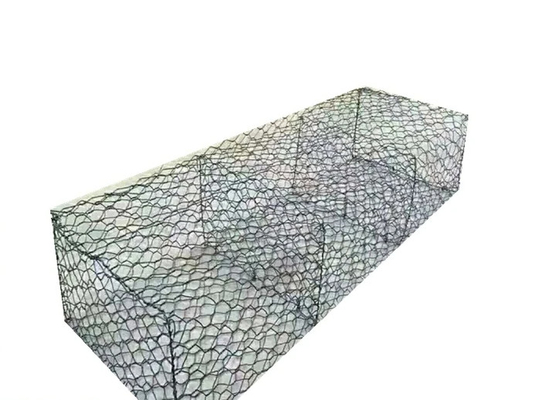Parete di contenimento di scatola di gabion esagonale per il controllo delle alluvioni fluviali 3*1*1m