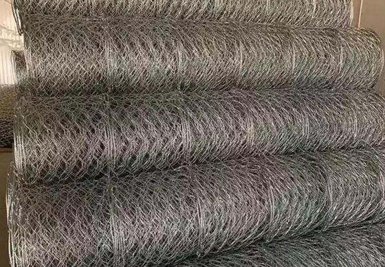 Galfan Wire Gabion Baskets per la prevenzione della rottura della roccia 80*100mm