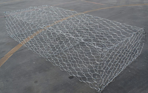 Eccellente Durabilità Casella di gabion rivestita di zinco per il muro di sostegno contro le inondazioni