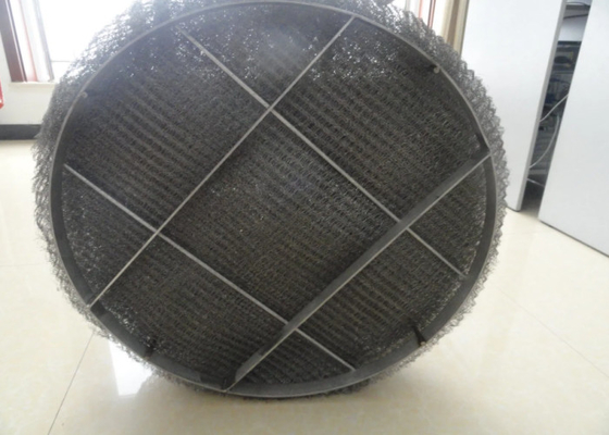 316 SS Wire Mesh Demister Pad Separatore di liquidi di vapore durevole per uso industriale