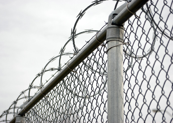 Concertina Razor Wire Coil Sharp Blade Design per la prevenzione dell'intrusione