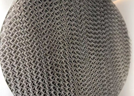 Imballaggio strutturato in metallo ad alta efficienza, bassa caduta di pressione, elevata resistenza alla corrosione