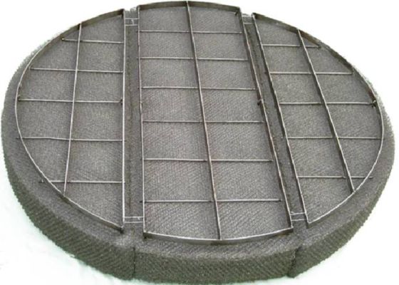Acciaio inossidabile Mesh Demister Pad 2-635 Mesh per la separazione di gas liquido
