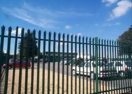 Pannelli di recinzione di sicurezza per palisade in acciaio galvanizzato Sistema modulare ad alta resistenza