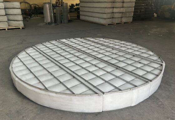 Pad per il separatore vapore-liquido a maglia in PP 3000 mm