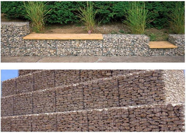 2x1x1m Gabion Basket Wire Mesh ASTM A974 Standard per il fiume