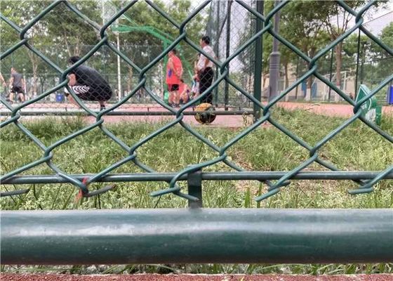 Maglia rapida rivestita 4.0mm di recinzione temporanei del PVC di verde di iso 60x60mm per il giardino
