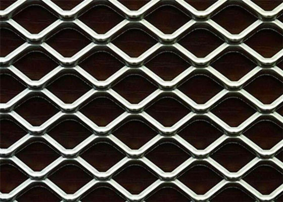 Nastro metallico in espansione di alluminio appiattito Mesh For Industry Hexagonal Hole