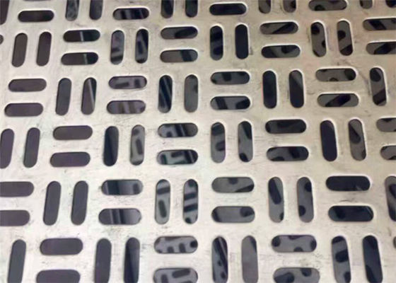 Lo spessore Q235 di iso 4mm ha perforato il metallo Mesh Sheet