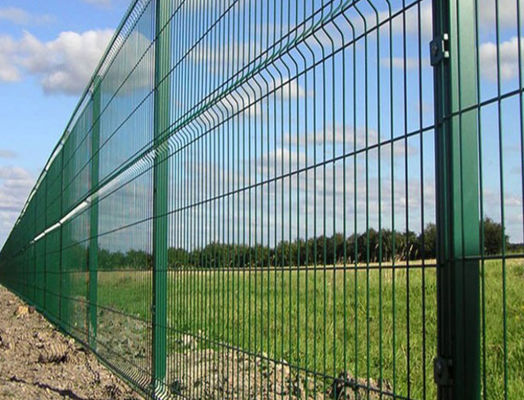 La curva galvanizzata 3d della immersione calda ha saldato il cavo Mesh Fence Panel