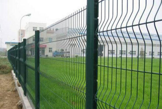 Il PVC ricoperto ha curvato/triangolo che piega Brc Mesh Fencing