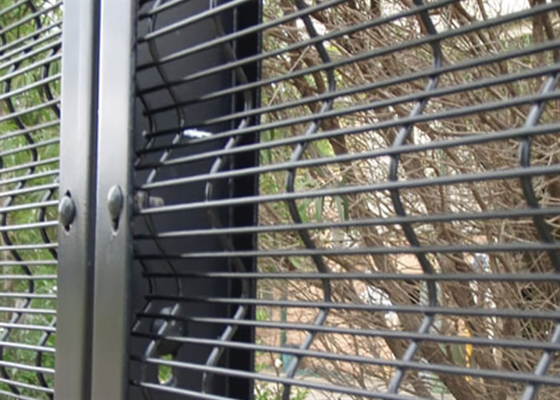 Sicurezza saldata della rete metallica di chiara vista 358 che recinta anti salita/furto 76.2*12.7mm