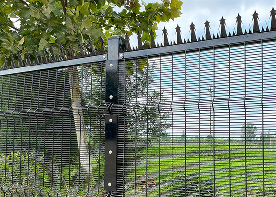 il cavo 358 Mesh Fence Galvanized Clear View di 4.0mm anti/ha tagliato la posta quadrata di 60*60*3.0mm